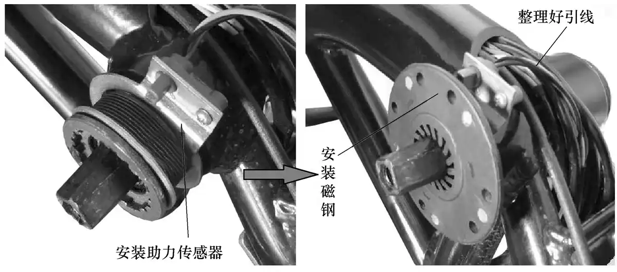 装上新助力传感器